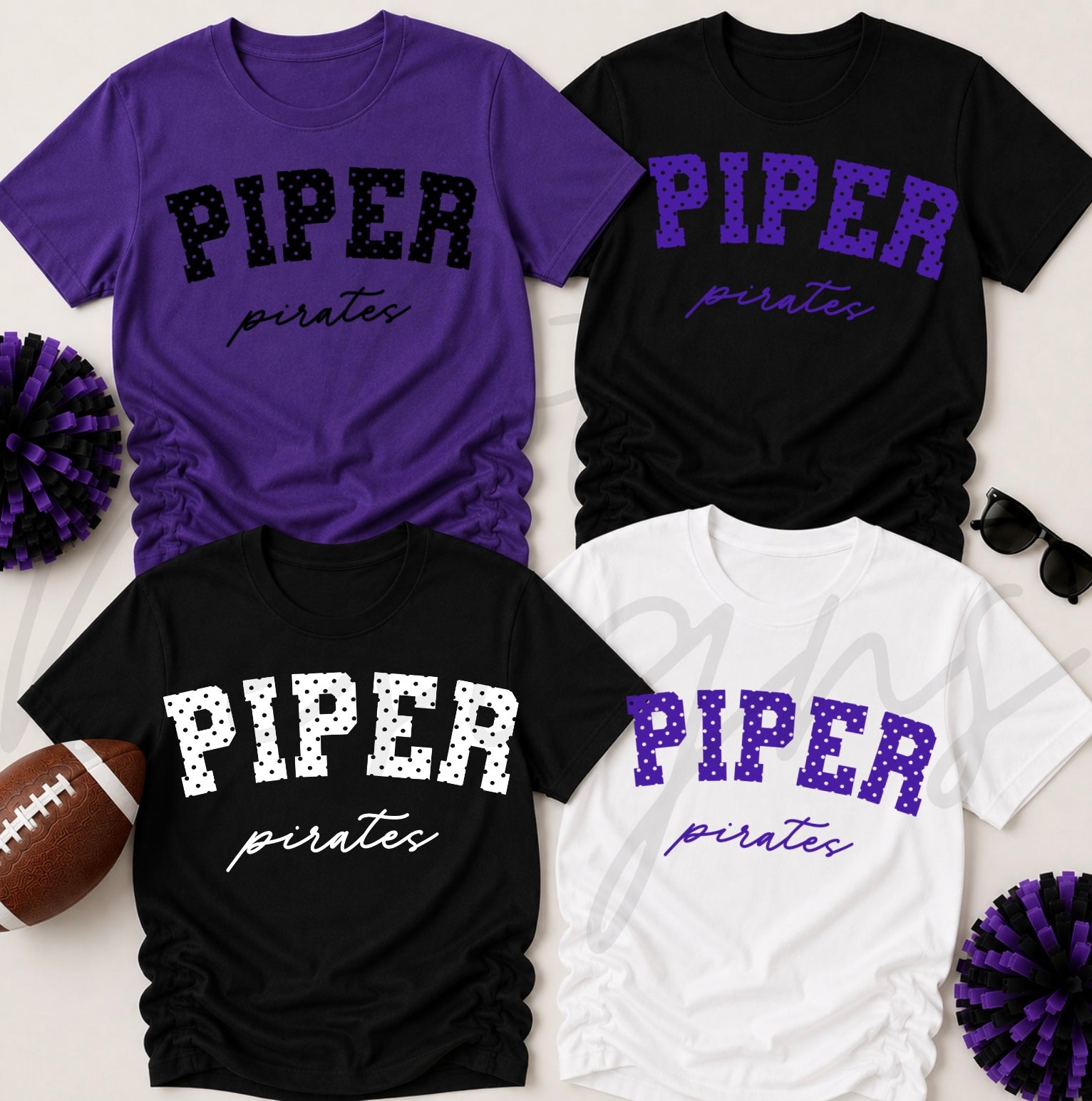 Piper Pirates Polka Dots