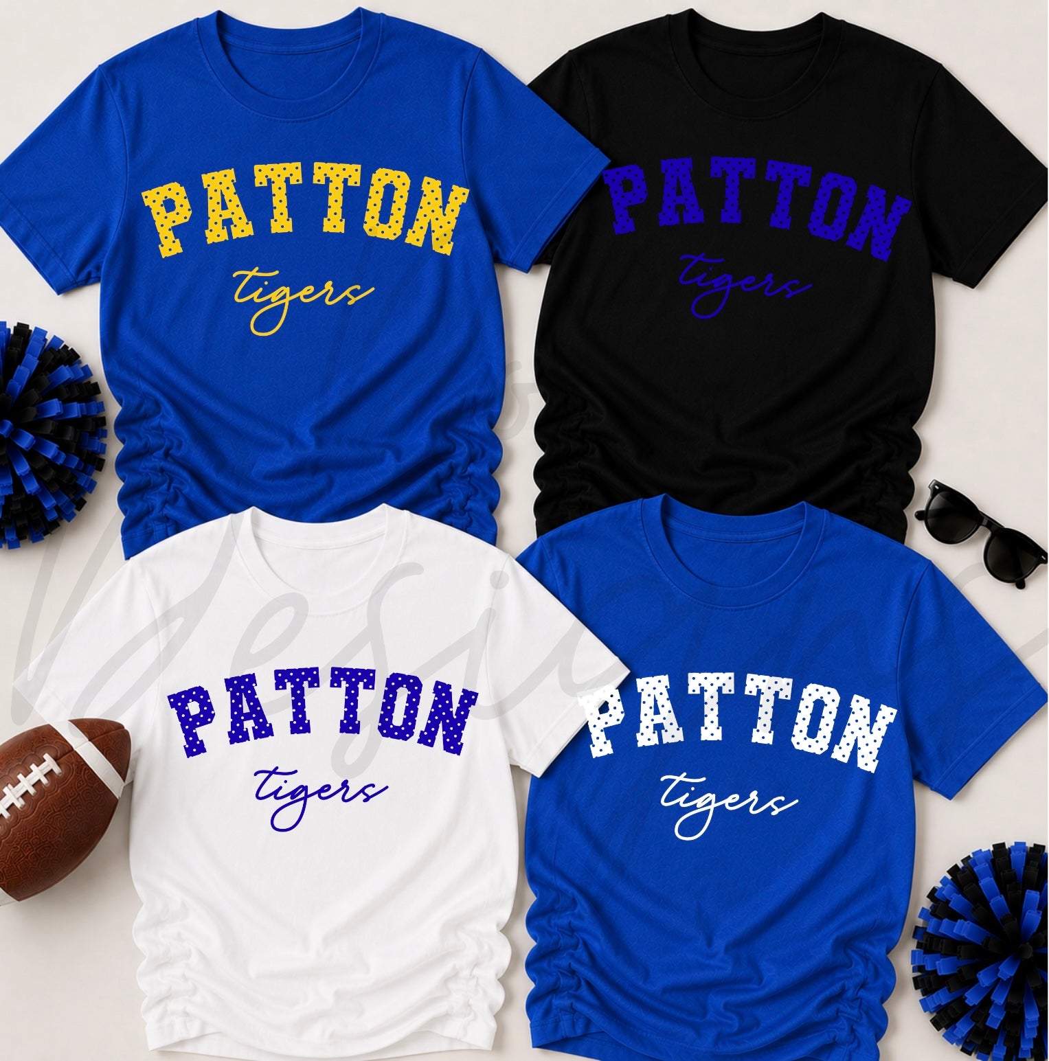 Patton Tigers Polka Dots