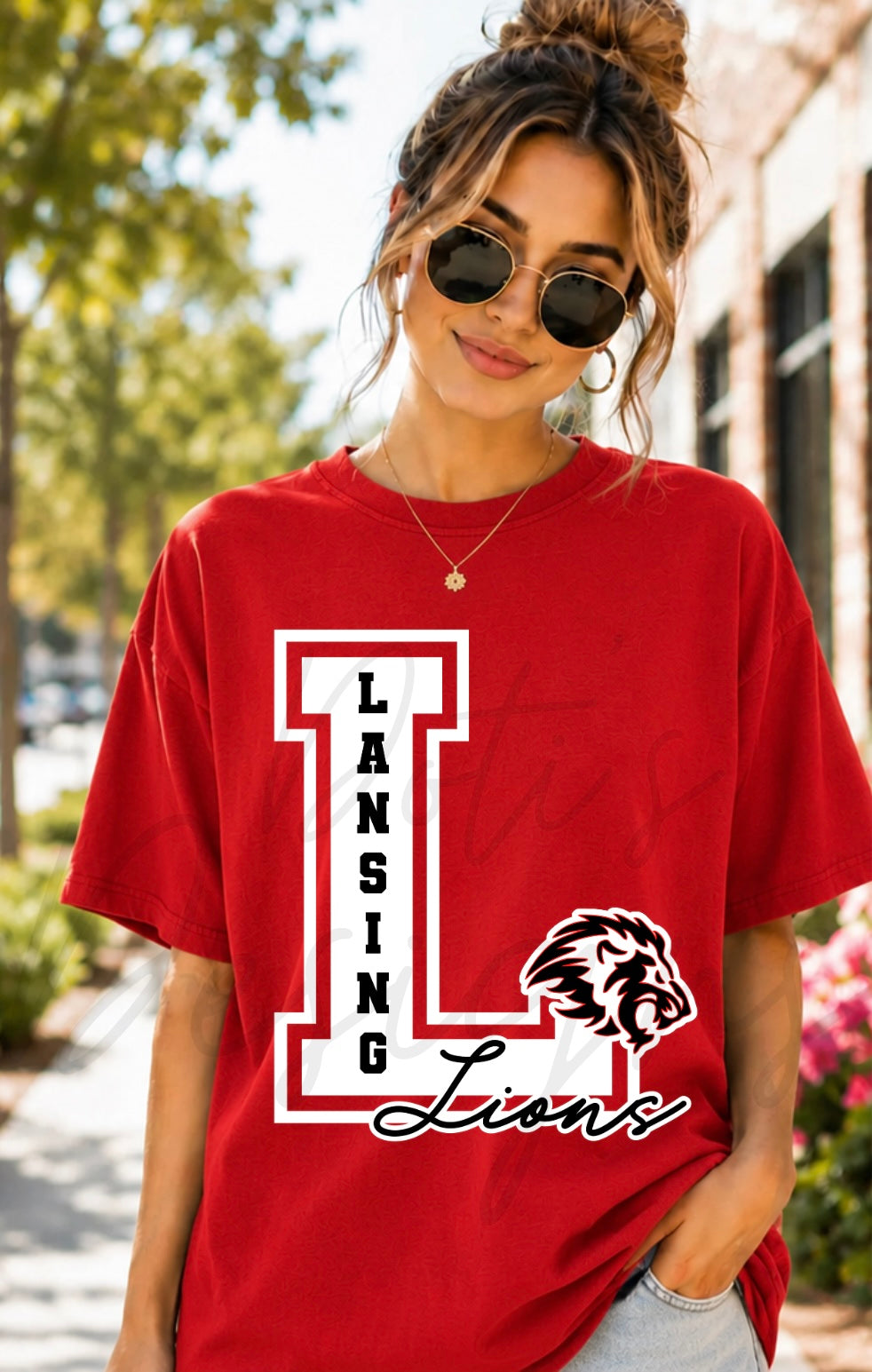 Lansing Varsity Initial Mascot