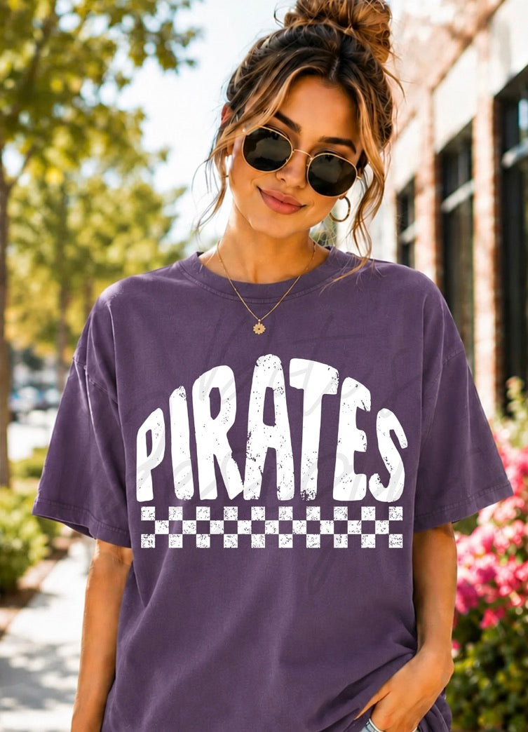 Pirates Checkered Mascot