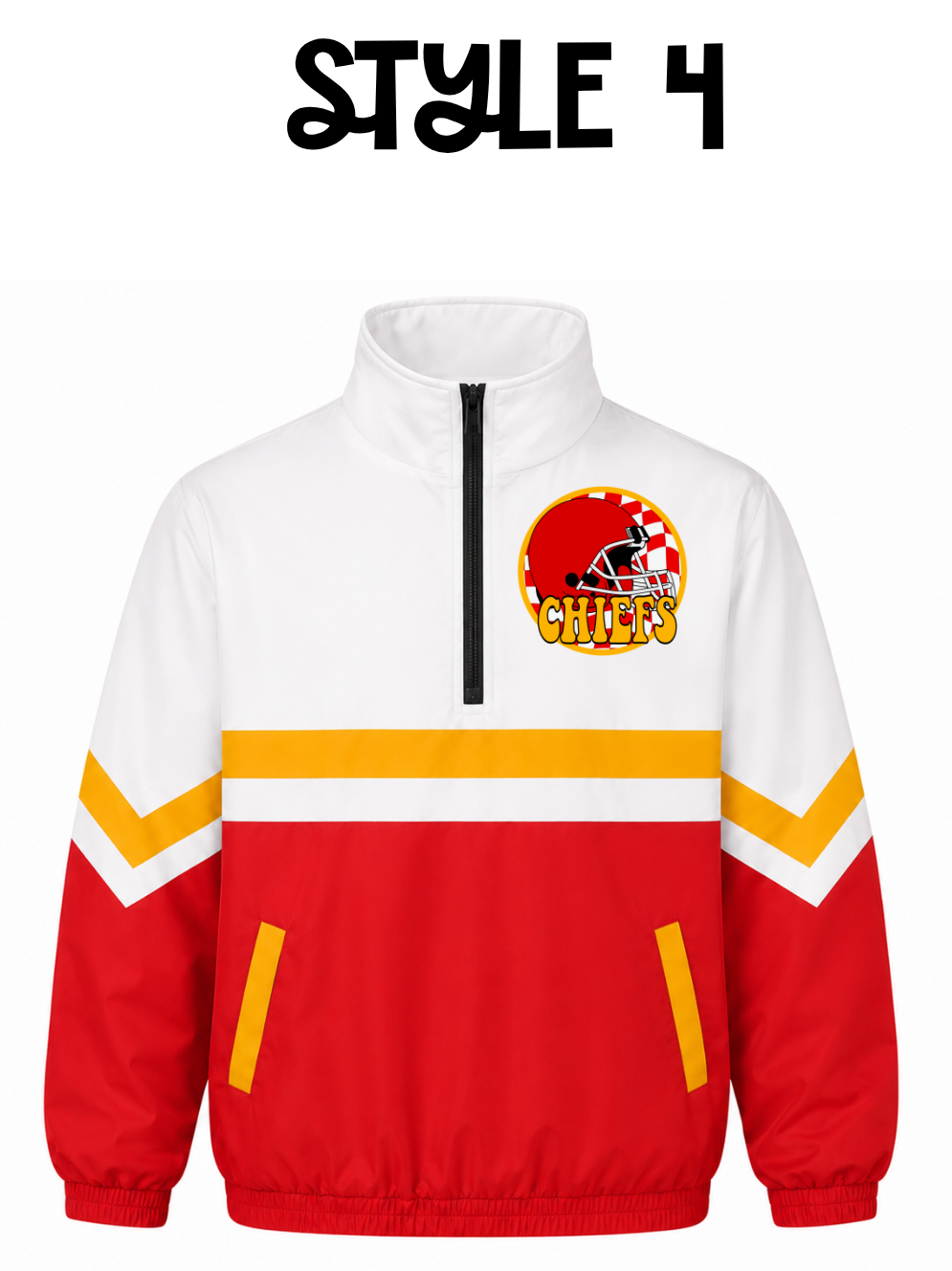 KC Football Quarter Zip Windbreaker PRE-ORDER