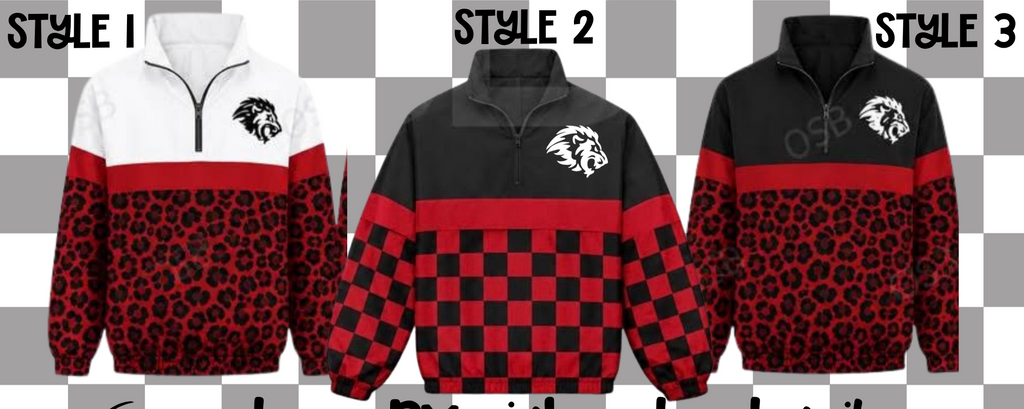 Lansing Lions Quarter Zip Windbreaker PRE-ORDER