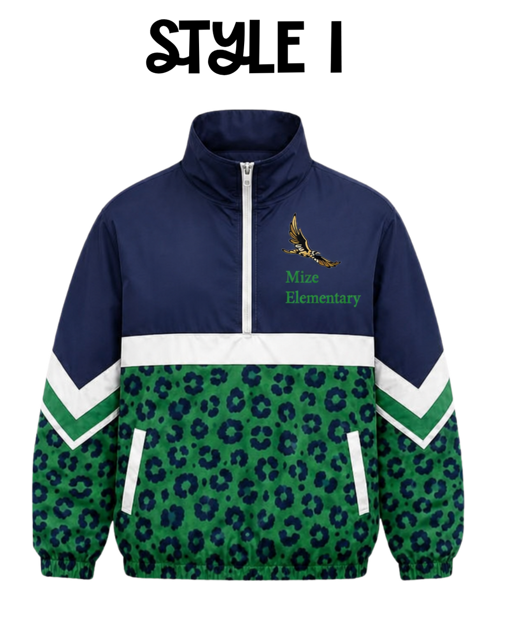 Mize Hawks Quarter Zip Windbreaker PRE-ORDER