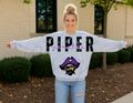 Piper Pirates Varsity Sweatshirt - Front Design