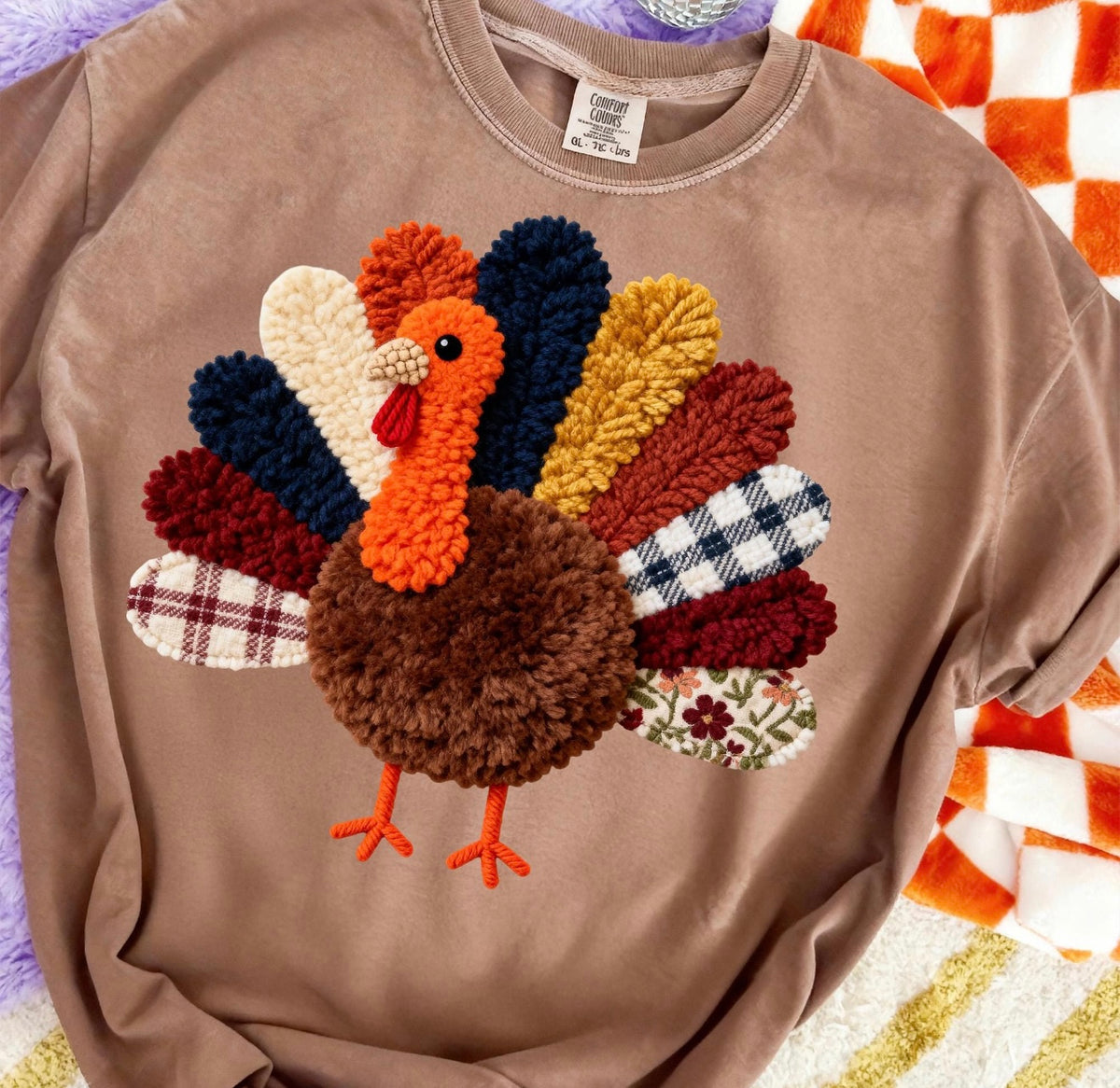 Faux Yarn Turkey