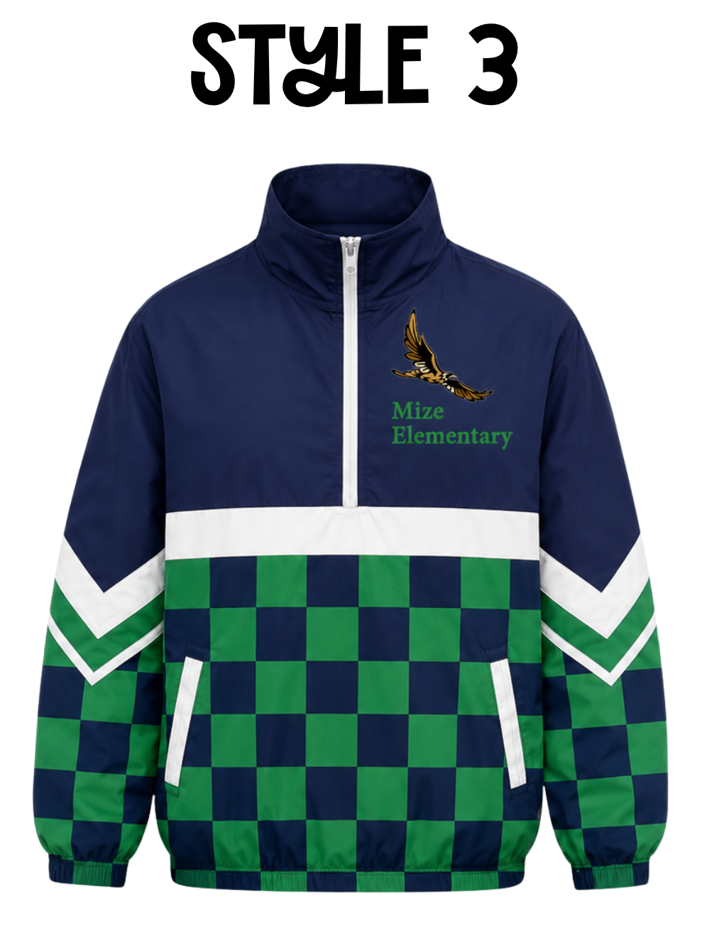 Mize Hawks Quarter Zip Windbreaker PRE-ORDER