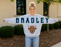 Bradley Varsity Sweatshirt - Front Design