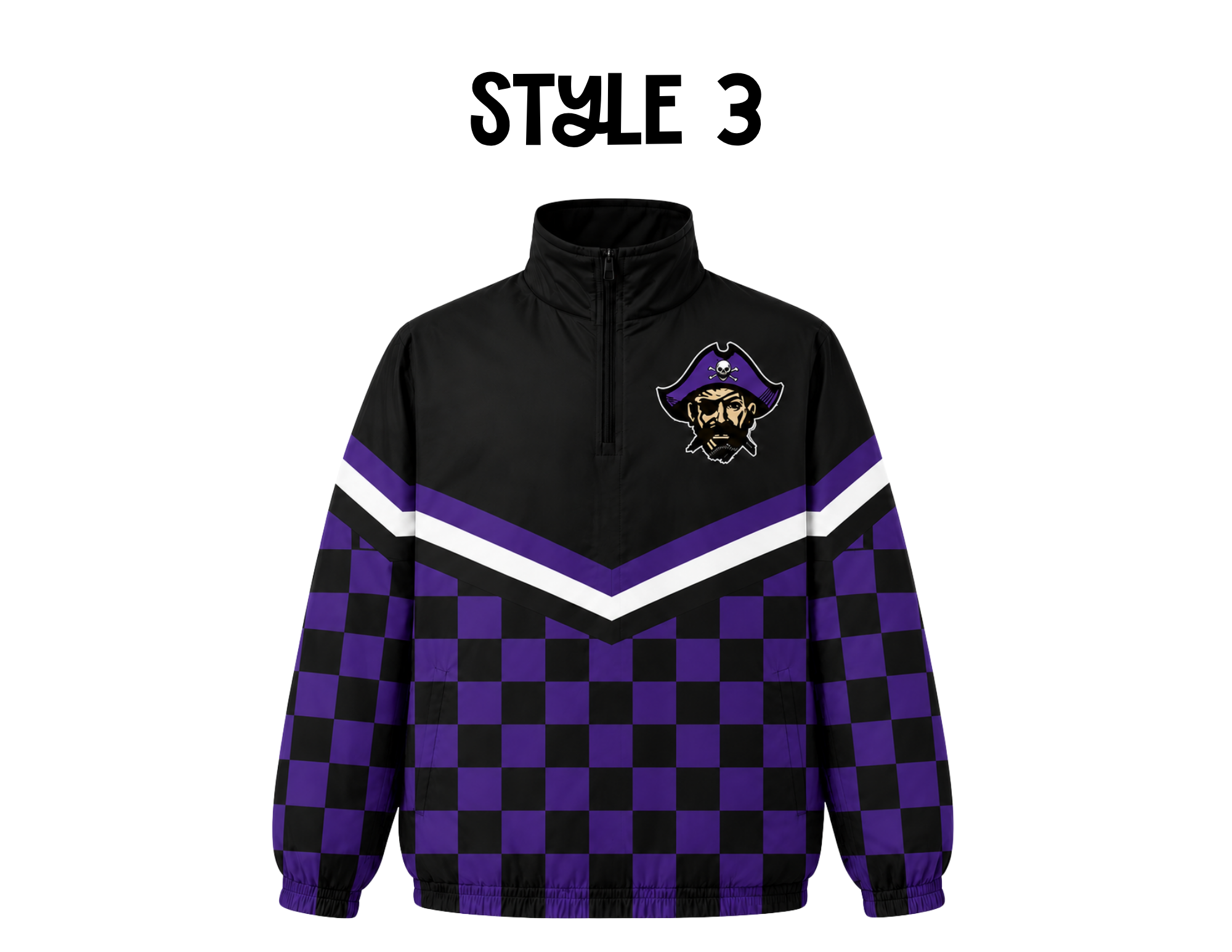 Piper Pirates Quarter Zip Windbreaker PRE-ORDER