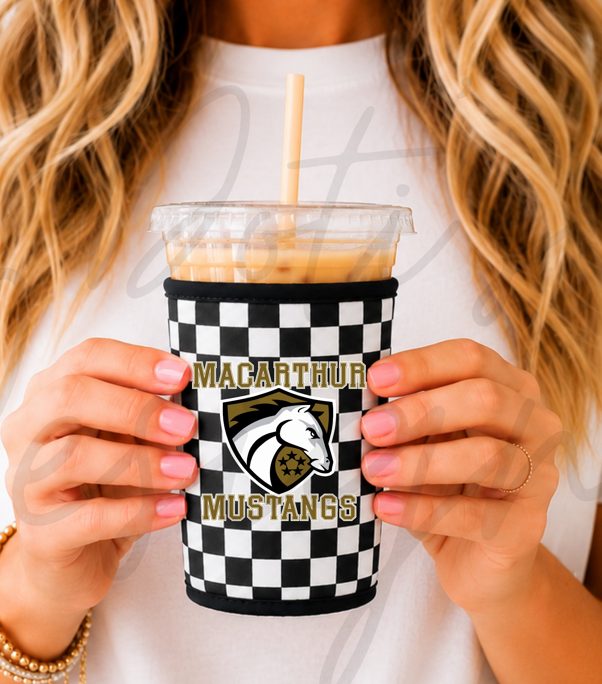 MacArthur Mustangs Drink Sleeve