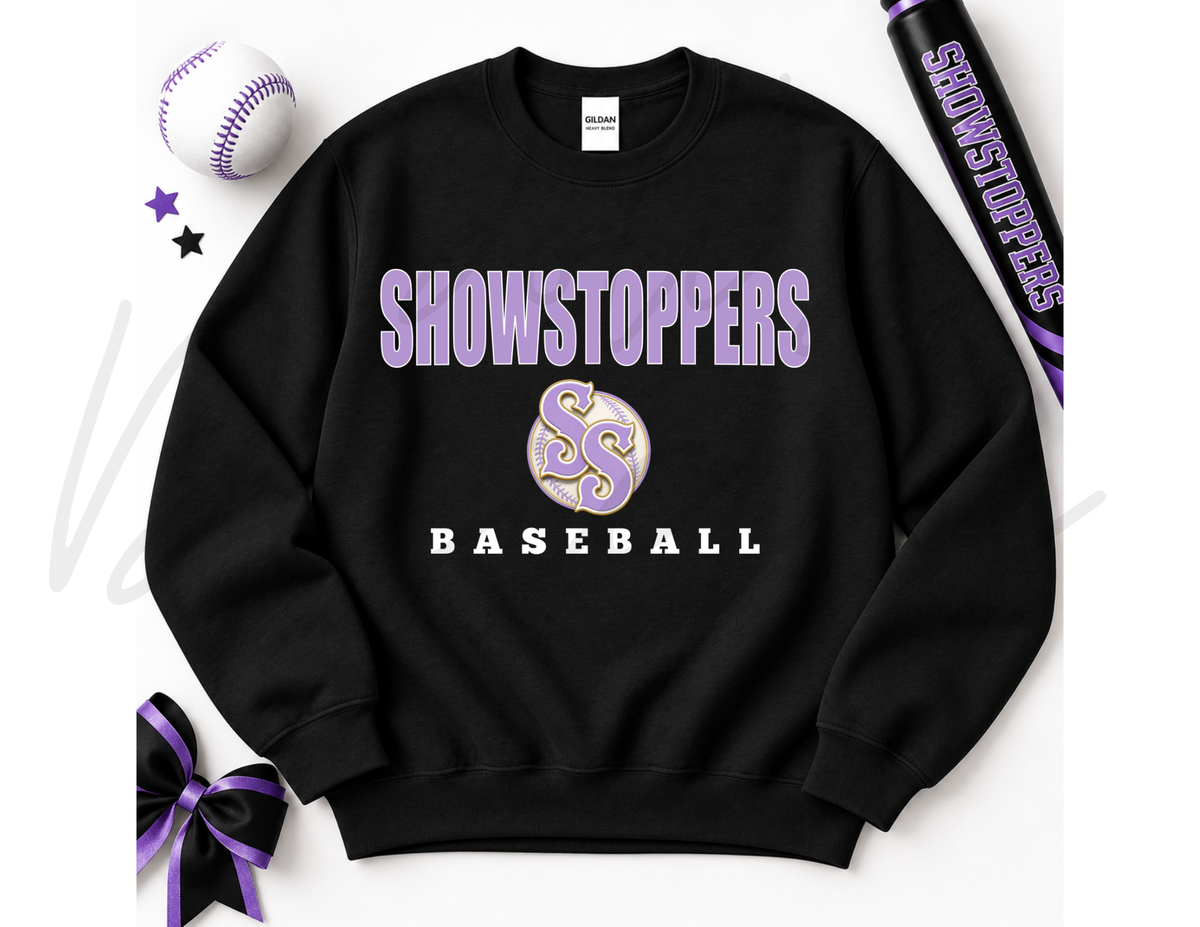Showstoppers Baseball on Black