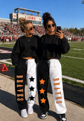 **PRE-ORDER** Braves Split Sweatpants WHITE/BLACK