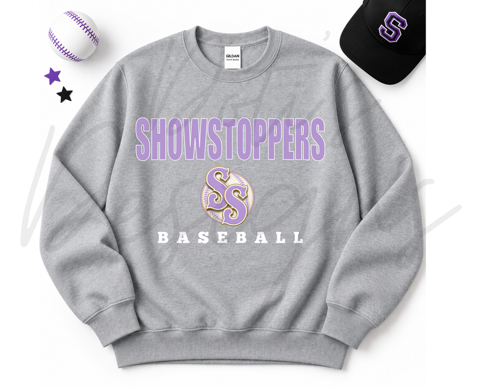 Showstoppers Baseball on Grey