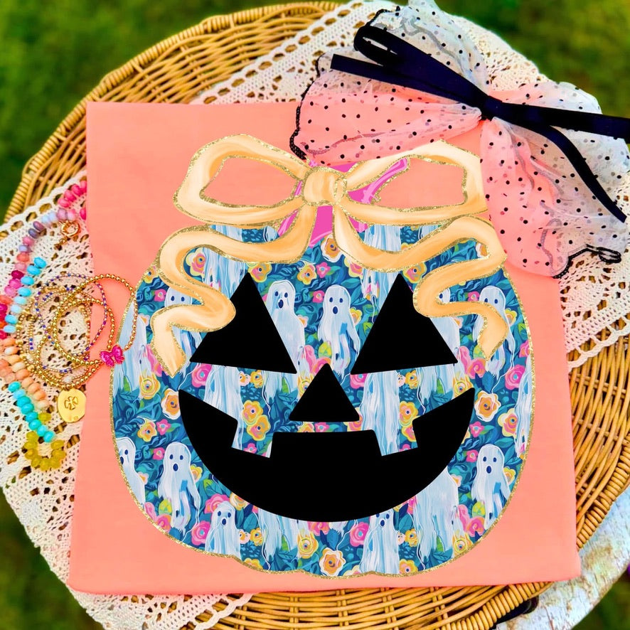 Floral Jack-O-Lantern
