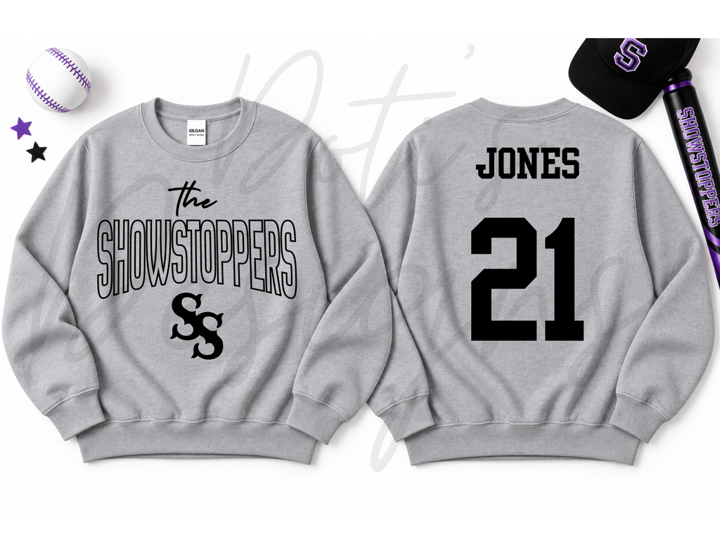 Retro Showstoppers on Grey - CUSTOM