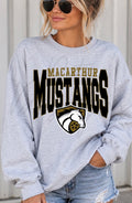 MacArthur Mustangs - Retro School Mascot