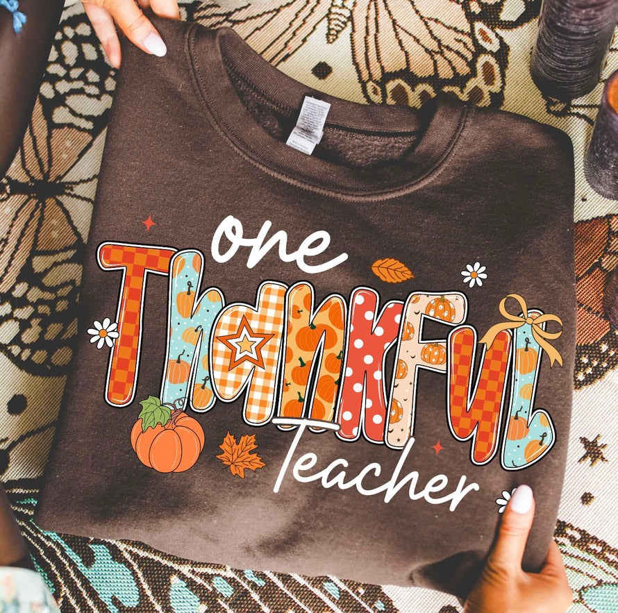 One Thankful Teacher
