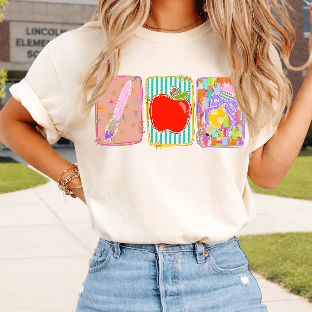 Striped School Frames