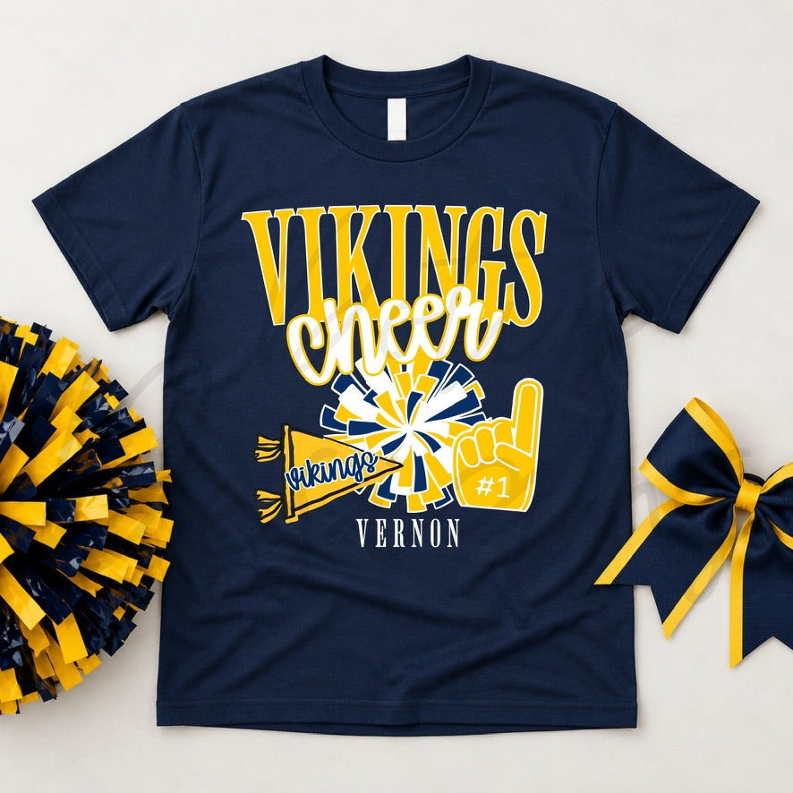 Vikings Cheer - Navy
