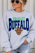 Bradley Buffalo - Retro School Mascot