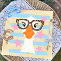 Cute Goose in Glasses