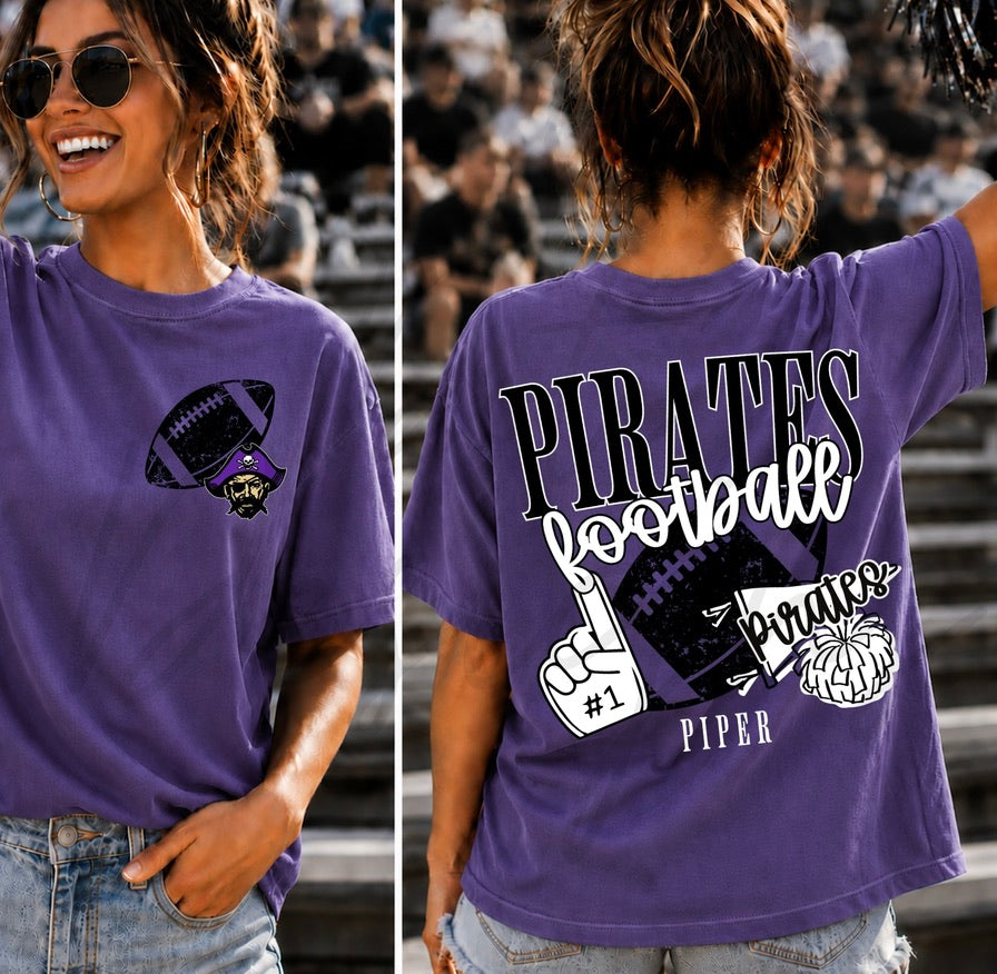 Piper Pirates Football Varsity with Pocket Design