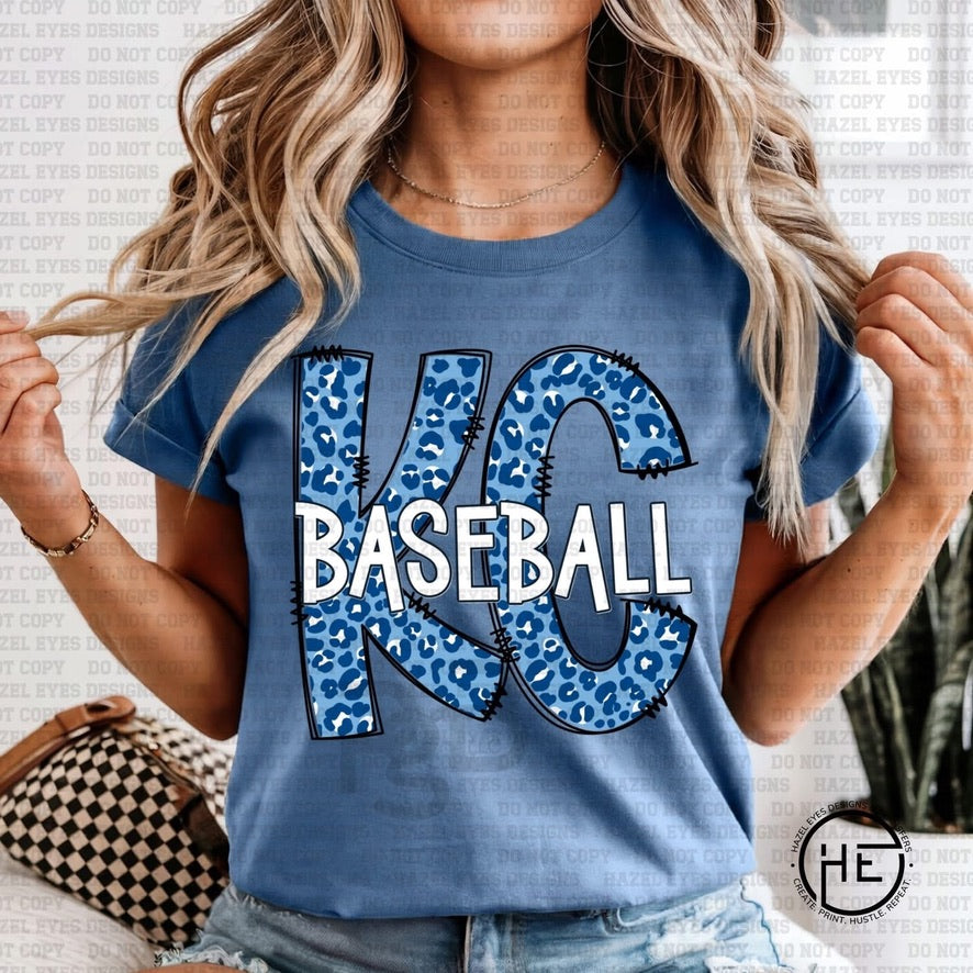 KC Baseball Leopard