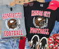 KC Football Leopard Helmet