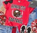 KC Football Leopard Helmet