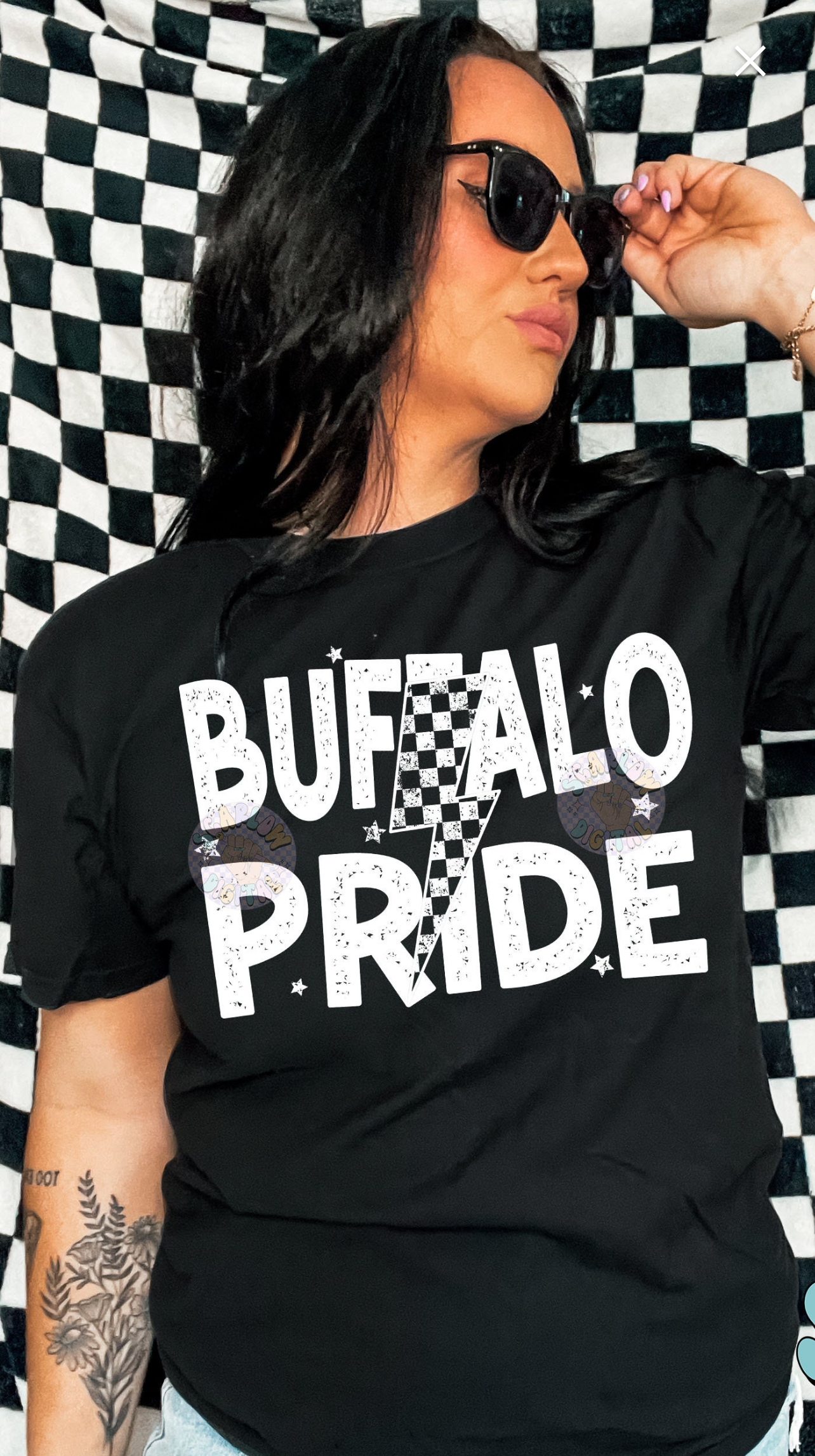 Checkered Bolt Buffalo