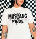 Checkered Bolt Mustang Pride