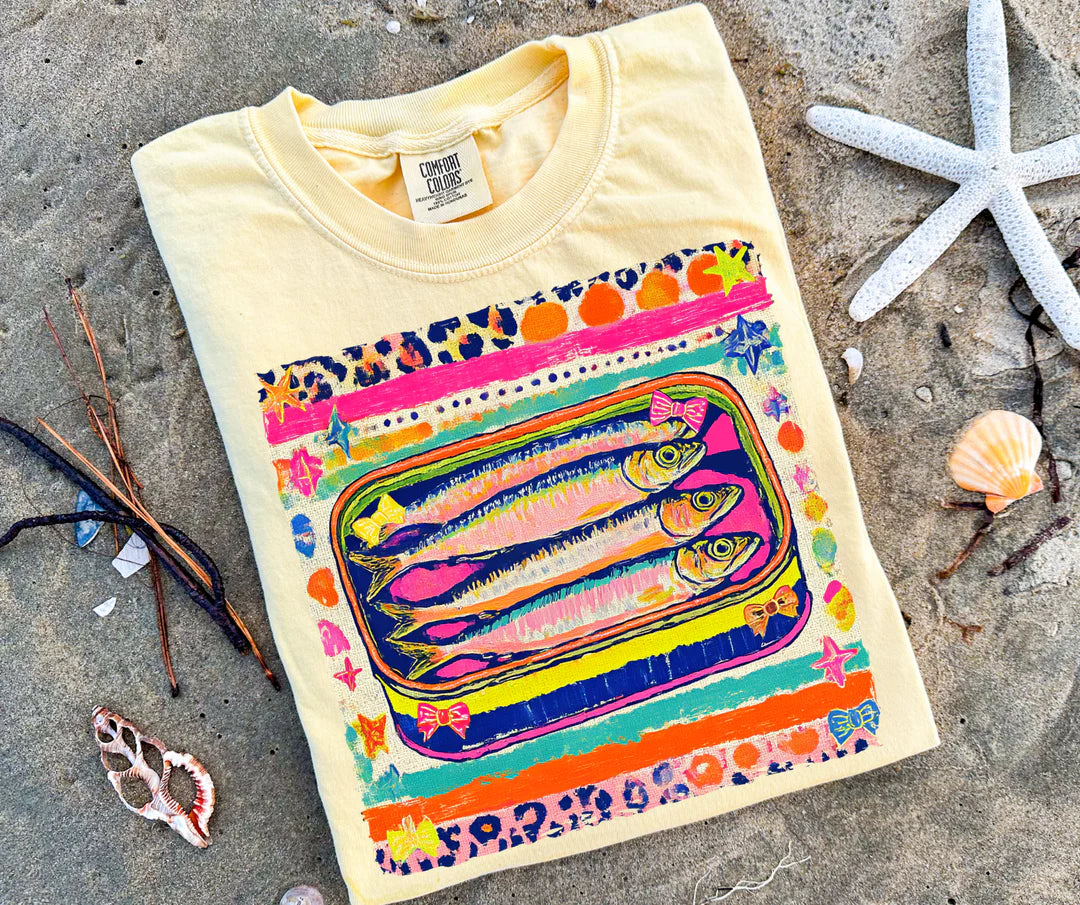 Cute Neon Accented Sardines