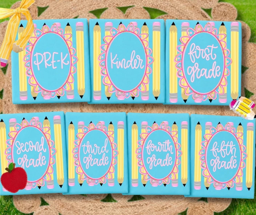 Pencil Grade Level Frames