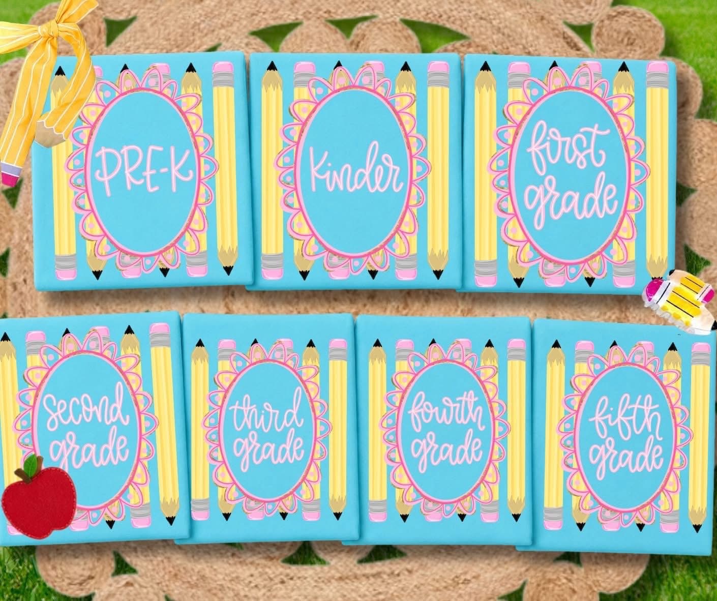 Pencil Grade Level Frames