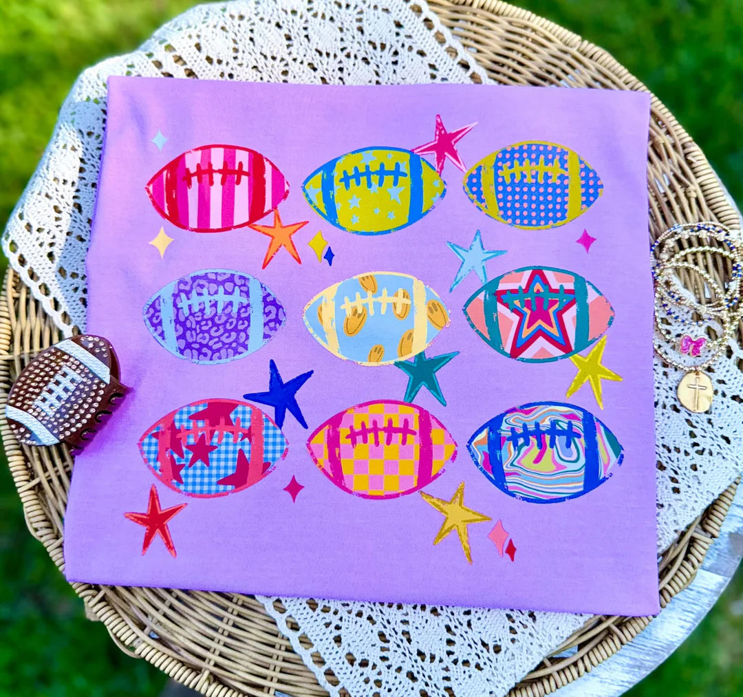 Colorful Footballs