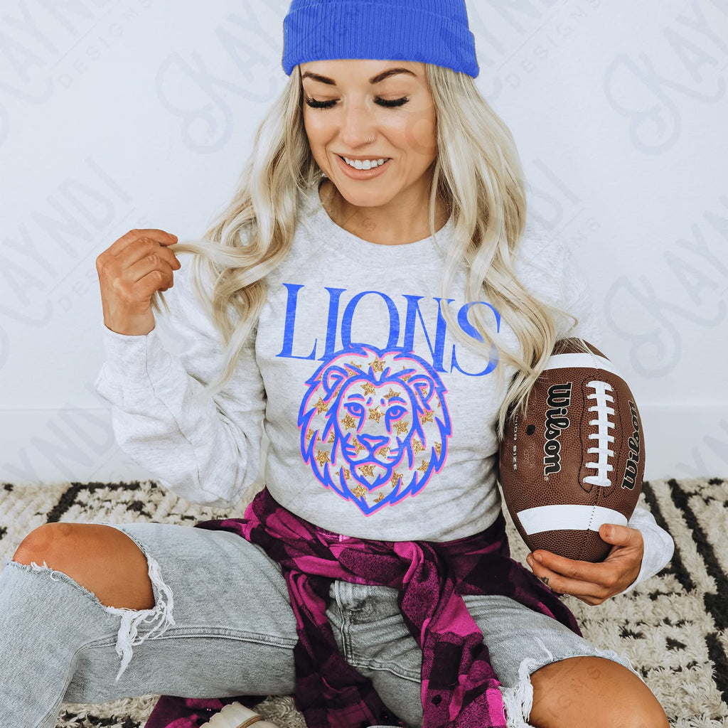 Lions Glitter Star