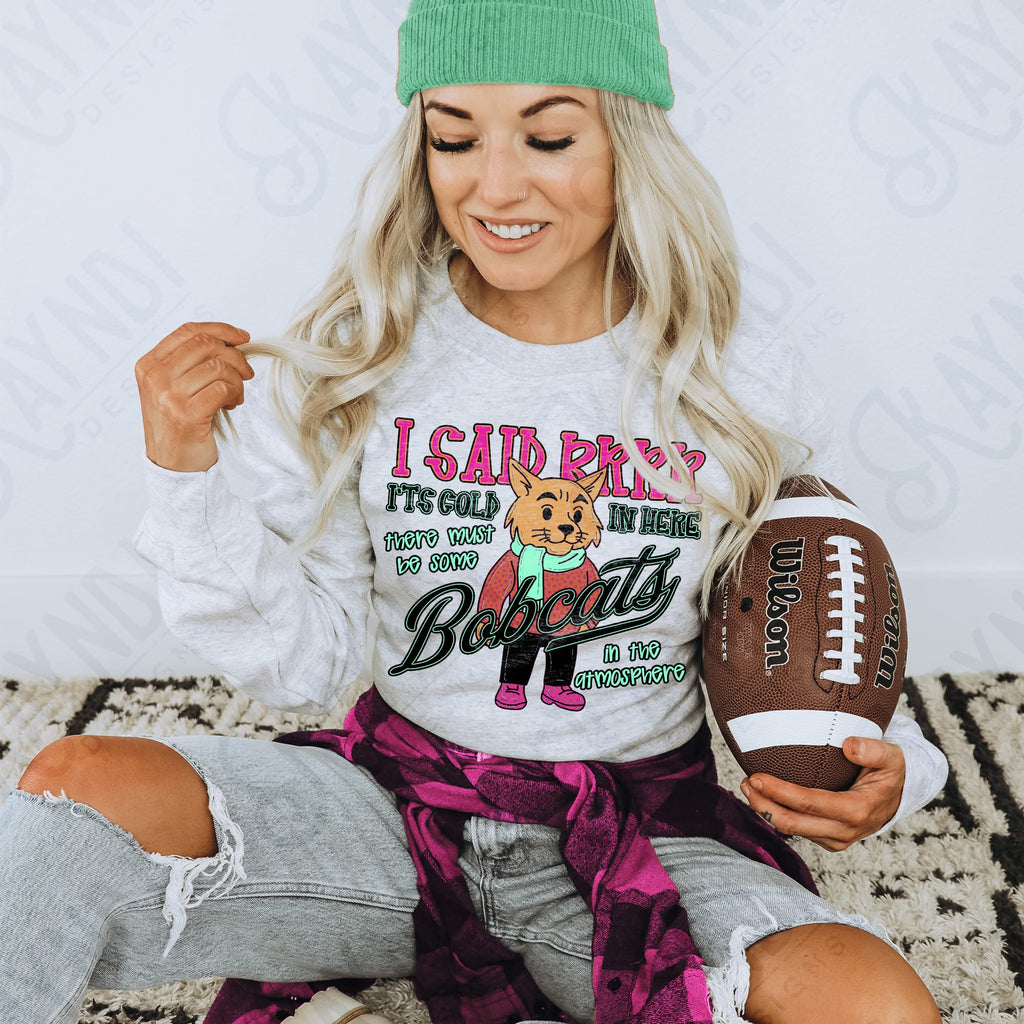 Brrr Bobcat Mascot