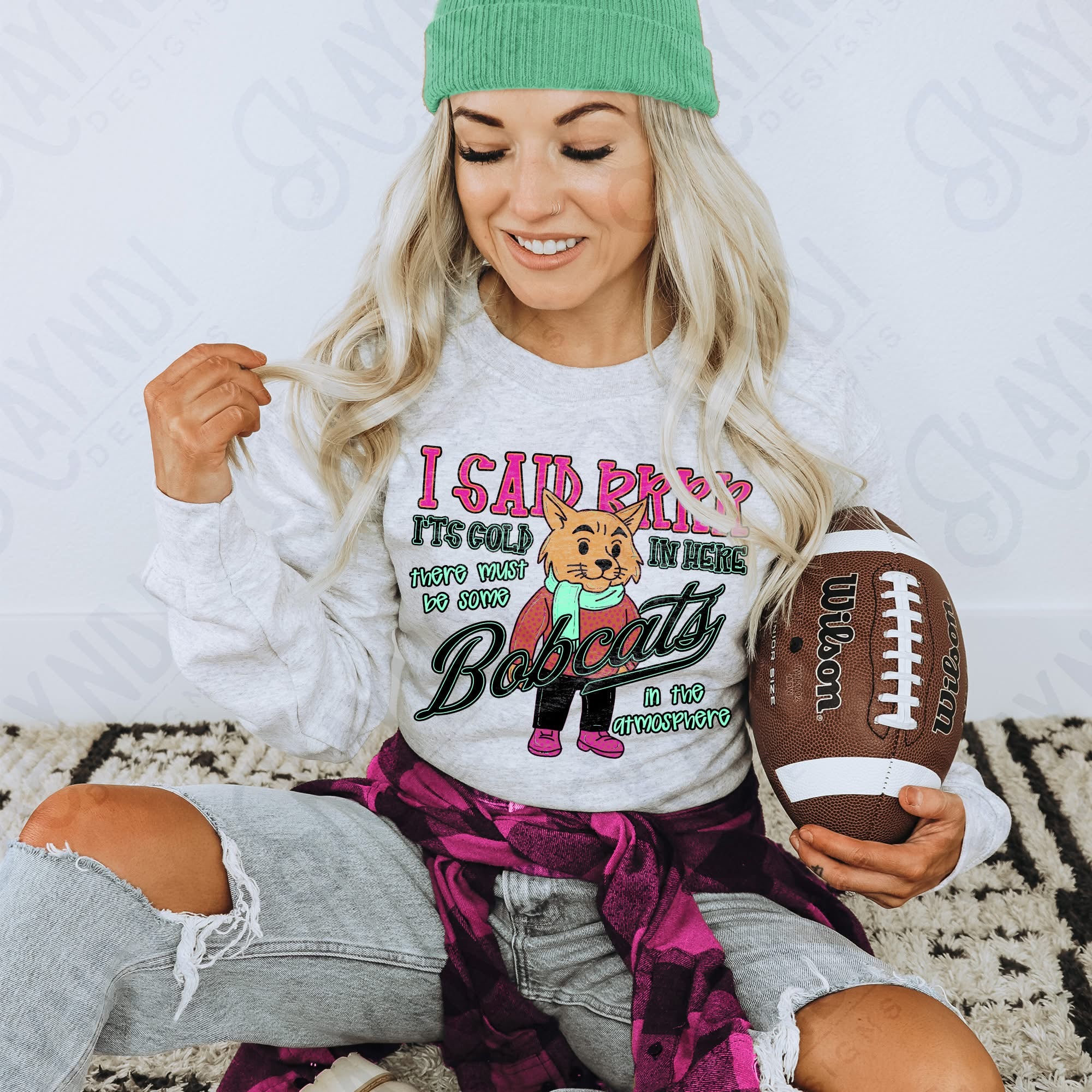 Brrr Bobcat Mascot