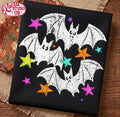 Bats and Colorful Stars