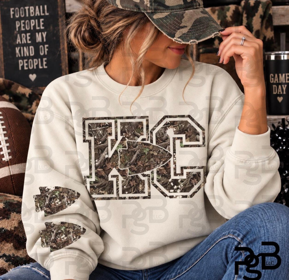 KC Camo - Arrowhead Sleeve