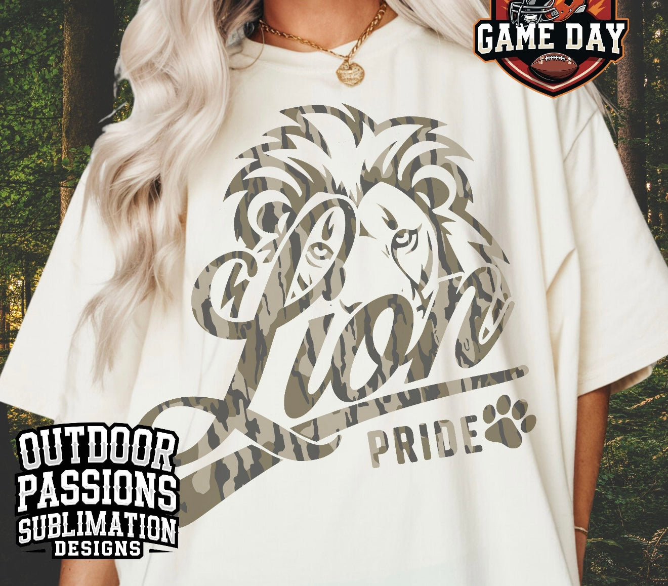 Camo Lion Pride