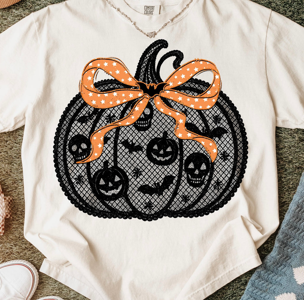 Spooky Lace Pumpkin