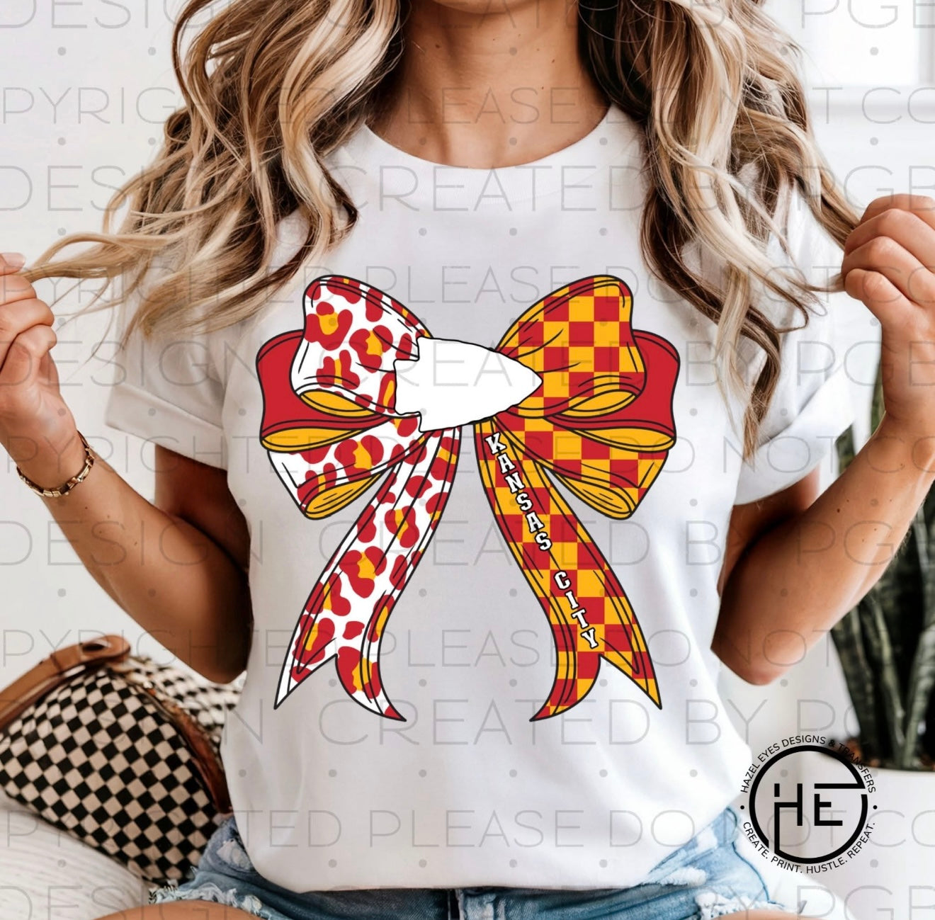 KC Football Bow