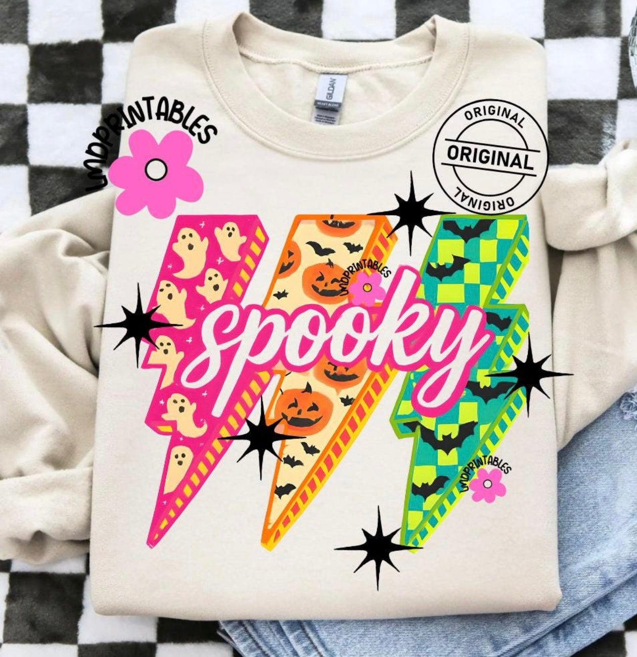 Neon Spooky Bolt