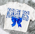 Blue Floral Eagles