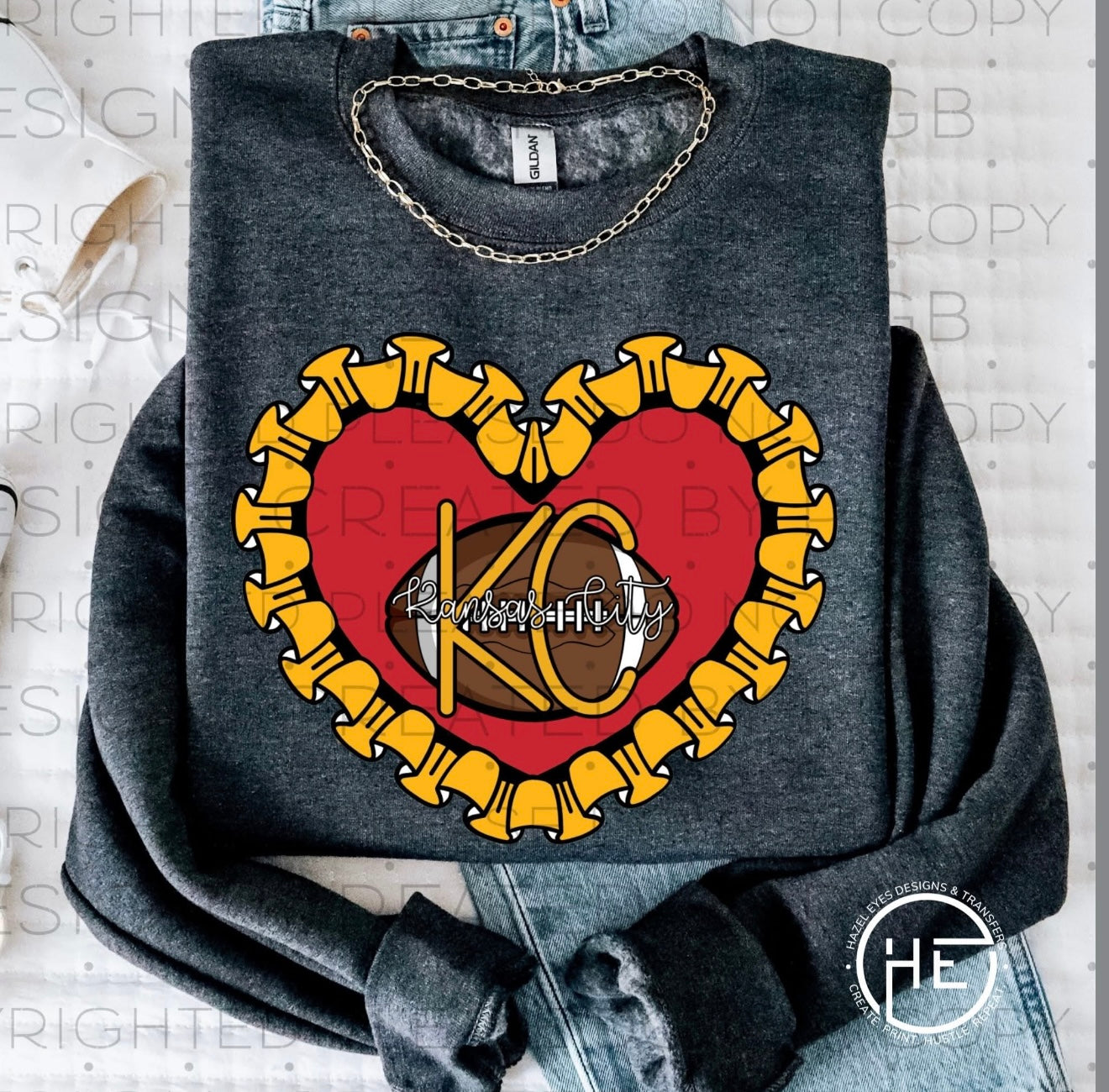 KC Heart Foootball