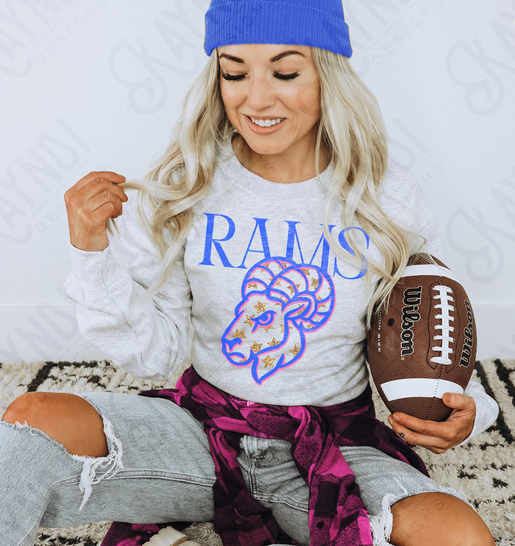Rams Glitter Star