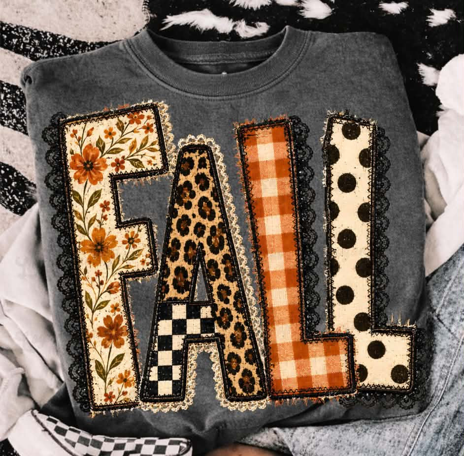 Faux Patchwork Fall